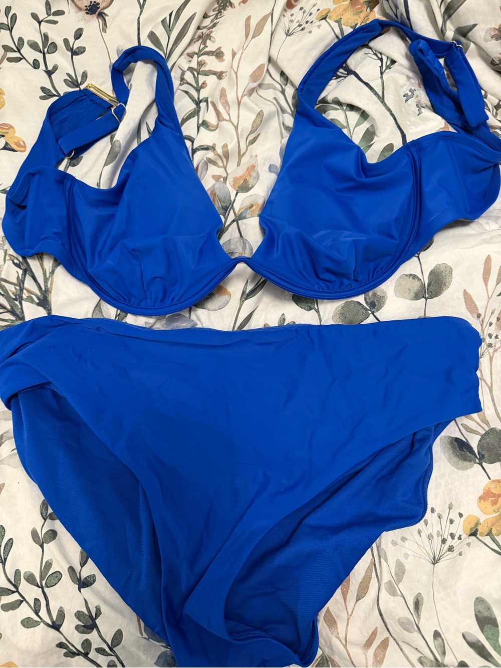 Royal Blue Underwire Bikini Set